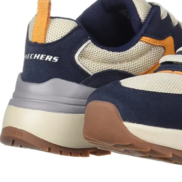 Skechers Men's Heminger Leather Sneakers ShoesSize 8.5 Men's - Picture 3 of 11